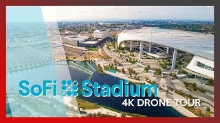 SoFi Stadium Drone Tour  4K Aerial [upl. by Terrag]