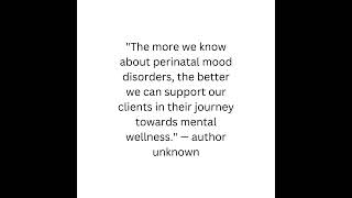 Doulas and Perinatal Moods [upl. by Sinne]