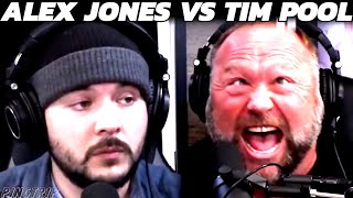 Alex Jones VS Tim Pool [upl. by Maurilla797]