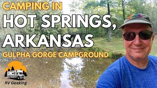 Hot Springs Arkansas Camping  Gulpha Gorge Campground [upl. by Rusel]