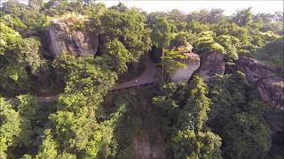 Aerial view of Phnom Koulen  Mountain Kulen the sacred mountain Siem Reap Cambodia [upl. by Nyrmac]