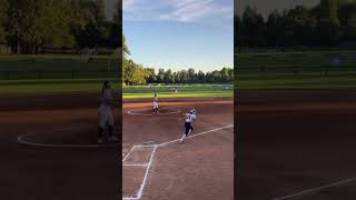 Danika Brackett 2025 stand up double 92124 softball fastpitch [upl. by Aicilec265]