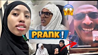 PRANK HOOYO IYO AABE AANKU SAMEEYI FARUUR YAHA AYAAN SOO DURTAY QEYLADA ADUUNKA😂😂 [upl. by Ahsinotna330]