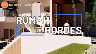 RUMAH BORDES Punya Tanah dibawah Jalan Jadikan SPLIT LEVEL aja inspirasirumah [upl. by Akinohs]