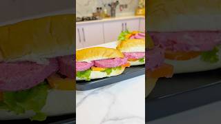 Salami sandwich 100shorts2024 youtubeshorts youtubemadeforyou [upl. by Lareena]