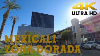 Mexicali Zona Dorada  Calzada Cetys 2023  Walking Tour 4k [upl. by Yeloc]