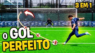 EM BUSCA DOS GOLS PERFEITOS DESAFIO 3 EM 1 [upl. by Elleimac341]