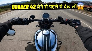 Should you buy Jawa Bobber 42 in 2024  New Jawa Bobber 42 Ride [upl. by Novelc]