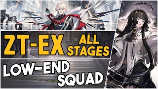 All ZTEX Stages  Challenge Mode  Low End Squad 【Arknights】 [upl. by Ttirrem534]