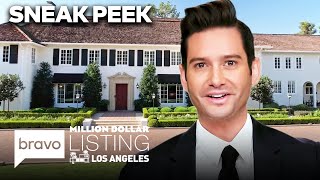 SNEAK PEEK Josh Flagg Tours A Historical LA Mansion  Million Dollar Listing LA S15 E9  Bravo [upl. by Mikey]