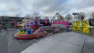 Sizzler On Ride  Doncaster Easter Fair 2023 [upl. by Mecke]