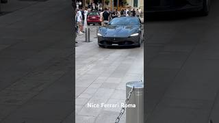 Nice Ferrari Roma crusing in Monaco [upl. by Rape]