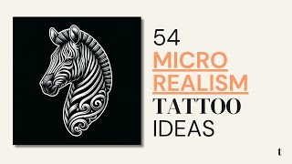 54 Micro Realism Tattoo Design Ideas [upl. by Januisz]