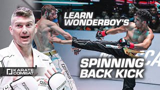 How to SPINNING BACK KICK with Stephen WONDERBOY Thompson [upl. by Bendite]