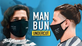 Man Bun Hairstyle Tutorial  Mens Hair Transformation [upl. by Killen]