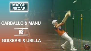 FALL 2023 BATTLE COURT CHAMPIONSHIP  MATCH 3 CARBALLO amp MANU vs GOIXERRI amp UBILLA DIV 1 DOUBLES [upl. by Teloiv966]