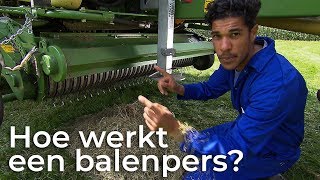 Hoe werkt een balenpers  Boer zoekt Machine  Het Klokhuis [upl. by Areek]