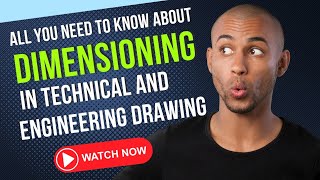 All you need to know about Dimensioning in Technical or engineering drawing [upl. by Aihsiym]