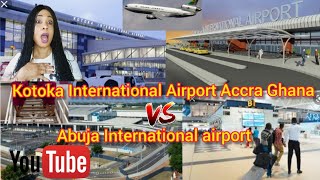 UPDATEKotoka International Airport Accra Ghana beat Nigeria International Airport Abuja 🇬🇭🇳🇬😱 [upl. by Novyart]