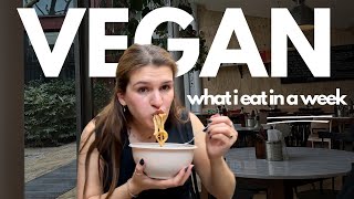 your easy vegan meal inspo what i eat in a week [upl. by Ahsenaj]