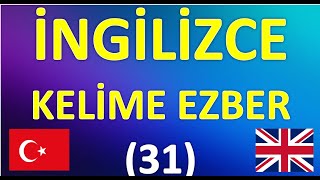 İNGİLİZCE KELİME EZBER31 [upl. by Ardnovahs681]