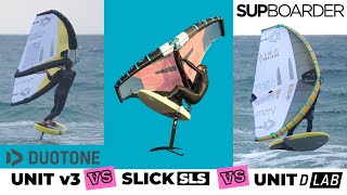 Duotone SLICK SLS vs UNIT V3 vs UNIT DLAB  2023 Wings  Comparative Review  SUPboarder [upl. by Simona]