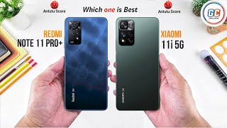 Redmi Note 11 Pro Plus vs Xiaomi 11i [upl. by Adnorhs170]