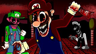 MARIOMX  Marios Madness Is The Scariest MarioEXE Game [upl. by Towroy]