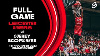 Leicester Riders vs Surrey Scorchers British Basketball League Championship  LIVE [upl. by Aivyls]