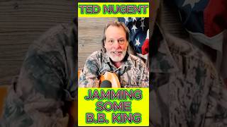 TED NUGENT jamming some BB KING and raving about GLEN CAMPBELL tednugentshorts [upl. by Lukey]