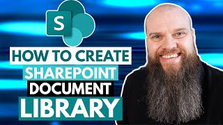 How to Create SharePoint Document Library [upl. by Ainos]