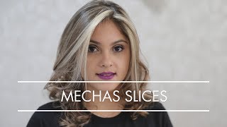 Academia Aneethun  Como Fazer Mechas Slices [upl. by Letnuahs]