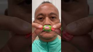 ASMR🦻 AMERICAS ORIGINAL DUBBLE BUBBLE GUM APPLE FLAVOR AND EATING SOUNDS🦻 asmr shorts [upl. by Ytiak634]