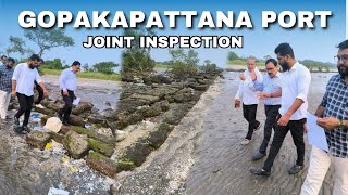 MLA Viresh Borkar carried out Joint inspection of Gopakapattam Port in Goa Velha [upl. by Ylrevaw179]