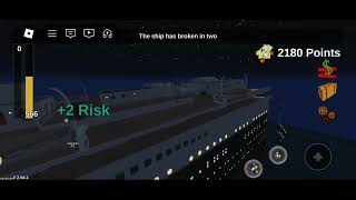 titanic sinking roblox game play [upl. by Ken]