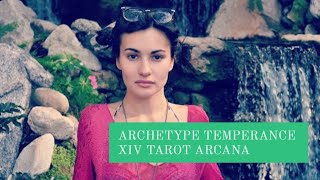 ARCHETYPE Temperance XIV Tarot Arcana Tarot tarotschool tarotcards tarotcardsreader psychology [upl. by Neyut]