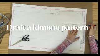 Draft a pattern for a kimono no blocks or PDFs needed [upl. by Mali]