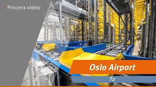 The World Of Vanderlande Oslo Airport Terminal 2  Process video [upl. by Ahsimrac964]