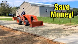 How to Build a Gravel Driveway That Will Last FOREVER [upl. by Murdock]