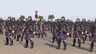 2400 Praetorian Archers Vs 4800 Steppe Spearman  Total War Rome 2 [upl. by Clyve]