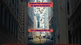 SEC v Jarkesy SCOTUS oral argument SEC amp WallStreet Showdown on SupremeCourt 107 [upl. by Pirnot]