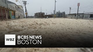 Salisbury battered by storm homes damaged [upl. by Esmaria627]