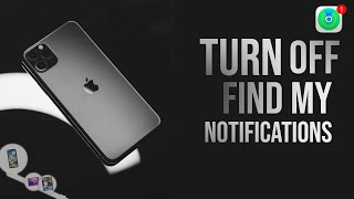 How to Turn Off Find My Device Notification iPhone left behind [upl. by Ayekahs]