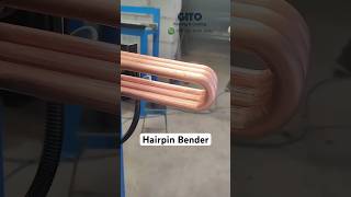 Heat Exchanger Condenser Evaporator Coil Hairpin Copper Tube Bender Machine [upl. by Albin]