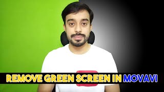 How to Remove Green Screen in Movavi Video Editor for My Youtube Videos  Chroma Key Movavi [upl. by Odelia144]