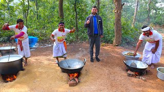 Winter special chicken curry by Jamaibabu and special daal recipe cooking for village people [upl. by Fritzie]