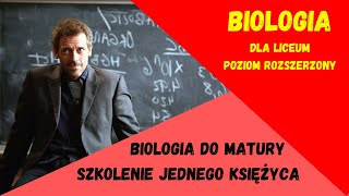 Matura z biologii Szkolenie jednego księżyca 2024 [upl. by Erminna]