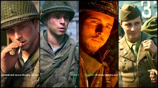 ALL AIELLO SCENE  CALL OF DUTY WW2  720p PS4 [upl. by Nivart]