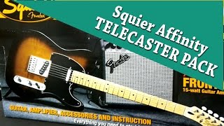 Squier Affinity Telecaster pack [upl. by Arvy]