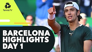 Musetti Battles Baez Munar Robredo amp More Feature  Barcelona 2022 Highlights Day 1 [upl. by Killoran362]